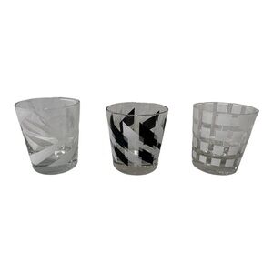 Vintage bar cart cocktail glasses (Set of 3)